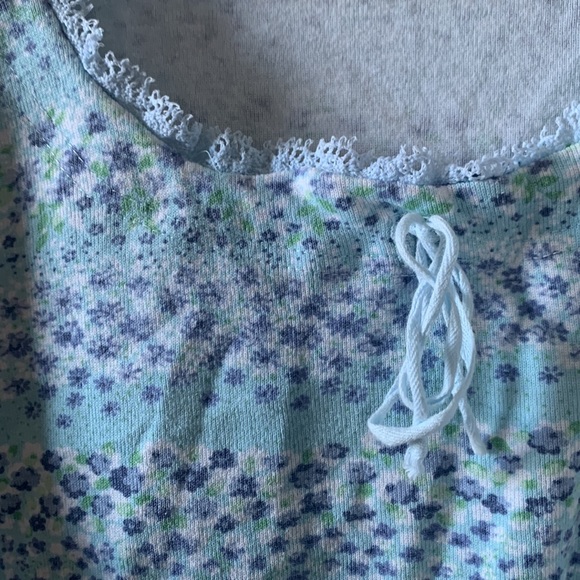 Vintage Striped Floral Top - Picture 3 of 3